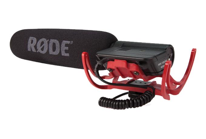 Microfone para câmara fotográfica 